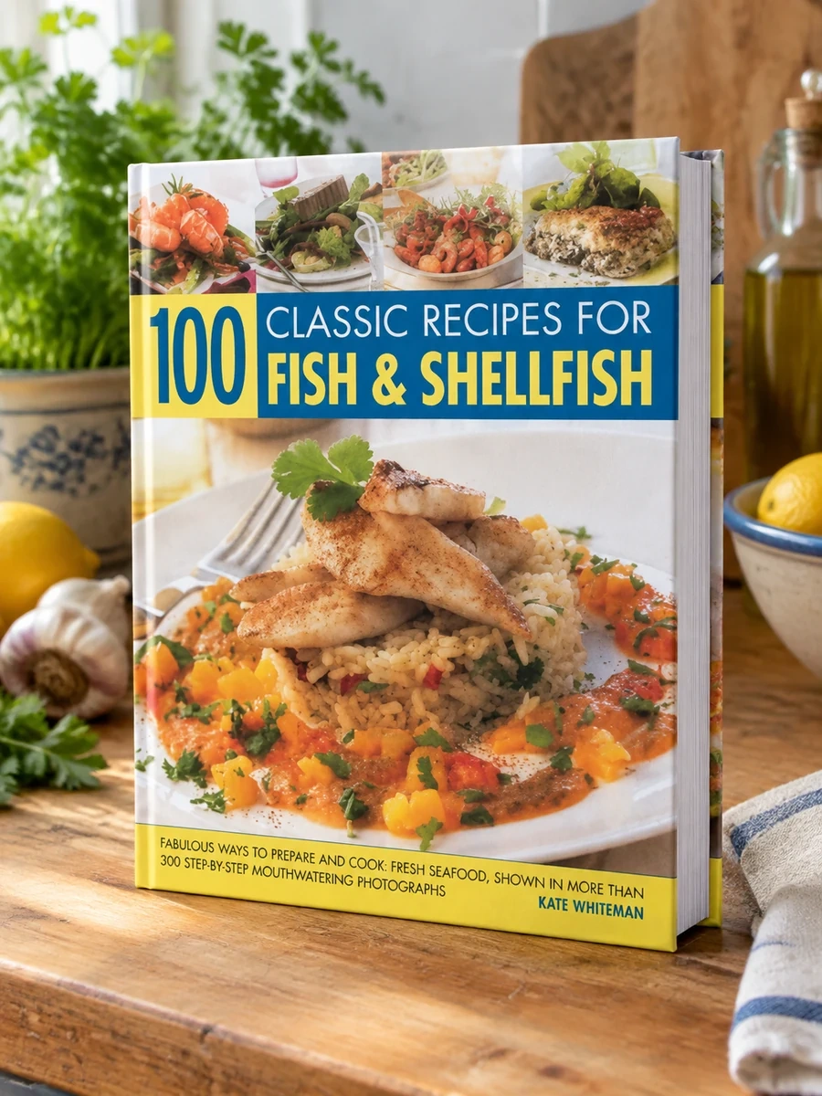 100 Classic Recipes for Fish & Shellfish: Fabulous Ways to Prepare and Cook Fresh Seafood, Shown in More Than 300 Step-By-Step Mouthwatering Photograp
