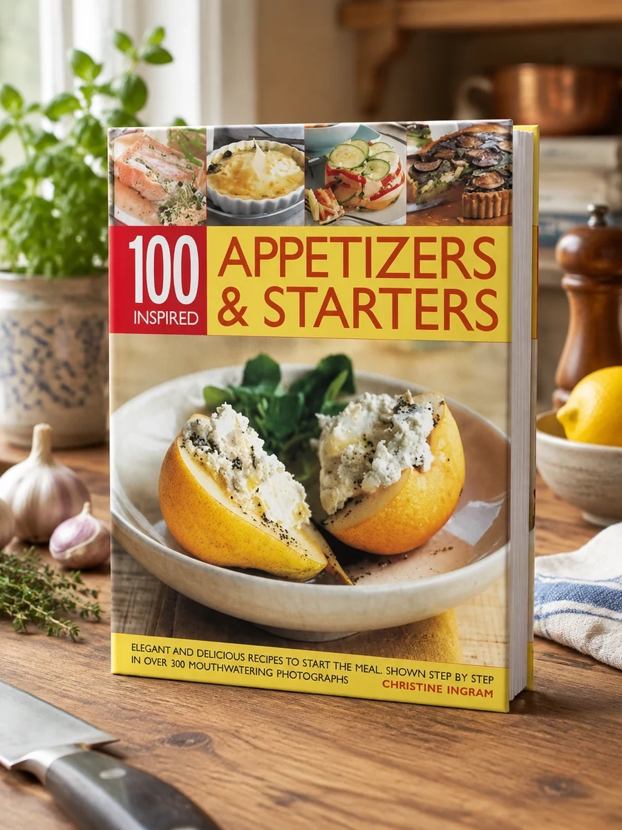 100 Inspired Appetizers & Starters: Elegant and Delicious Recipes to Start the Meal, Show Step by Step in More Than 300 Mouthwatering Photographs