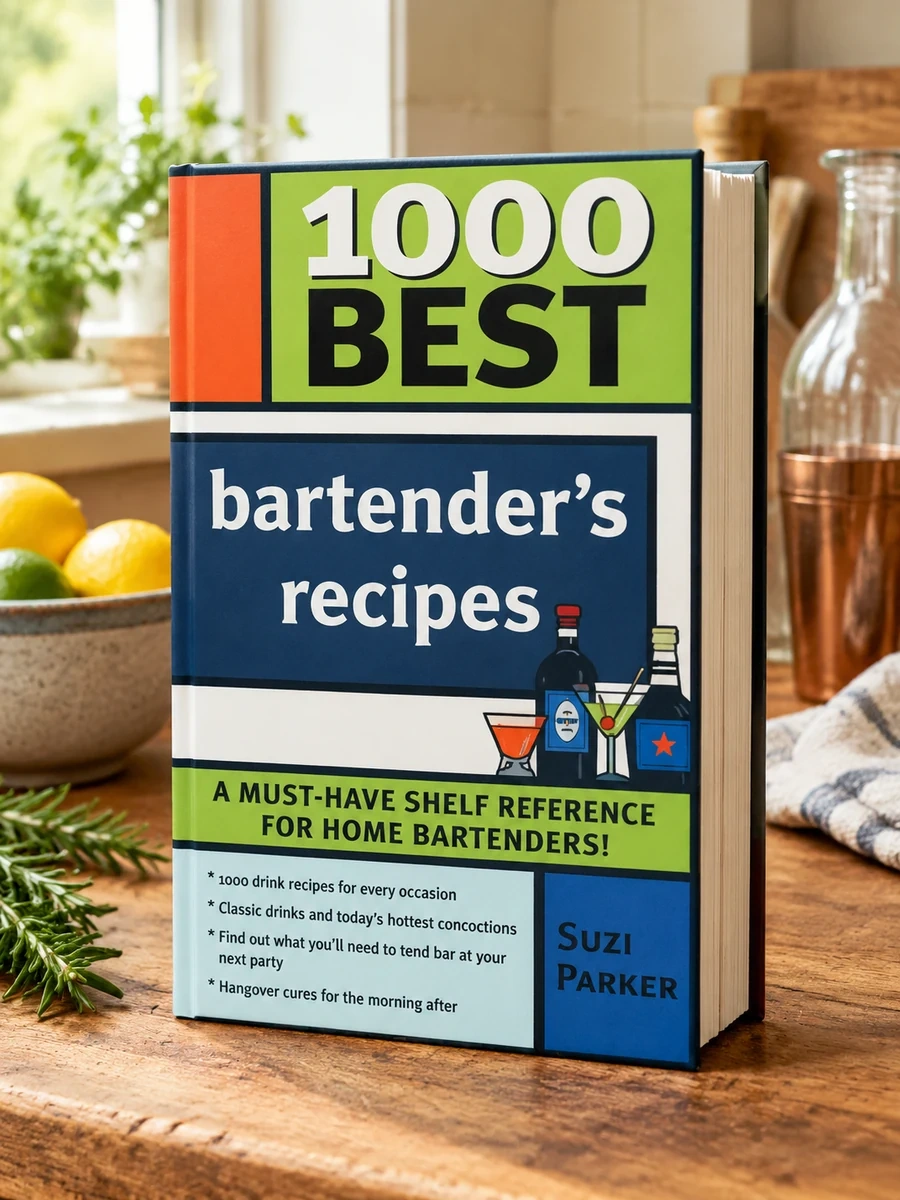 1000 Best Bartender Recipes: The Essential Collection for the Best Home Bars and Mixologists