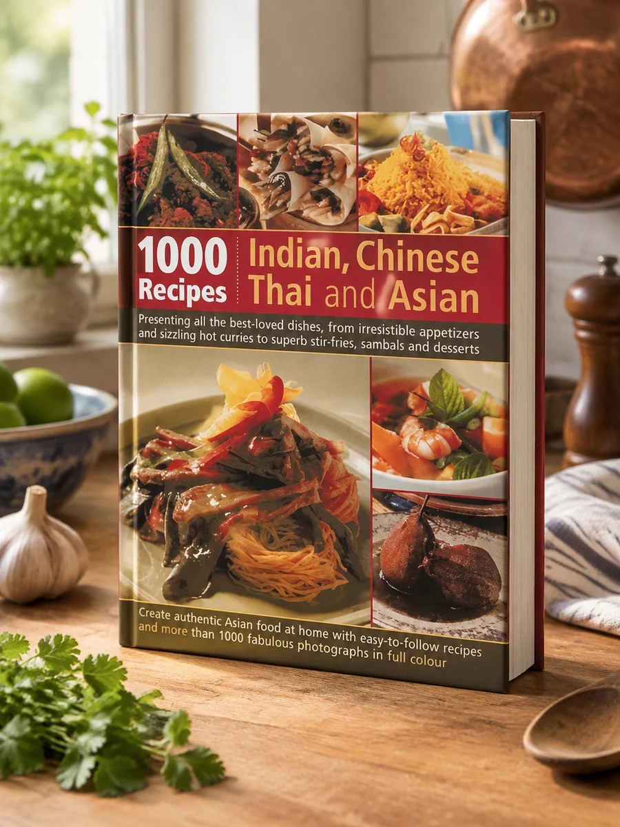 1000 Indian, Chinese, Thai and Asian Recipes: Presenting All the Best-Loved Dishes, from Irresistible Appetizers and Sizzling Hot Curries to Superb St