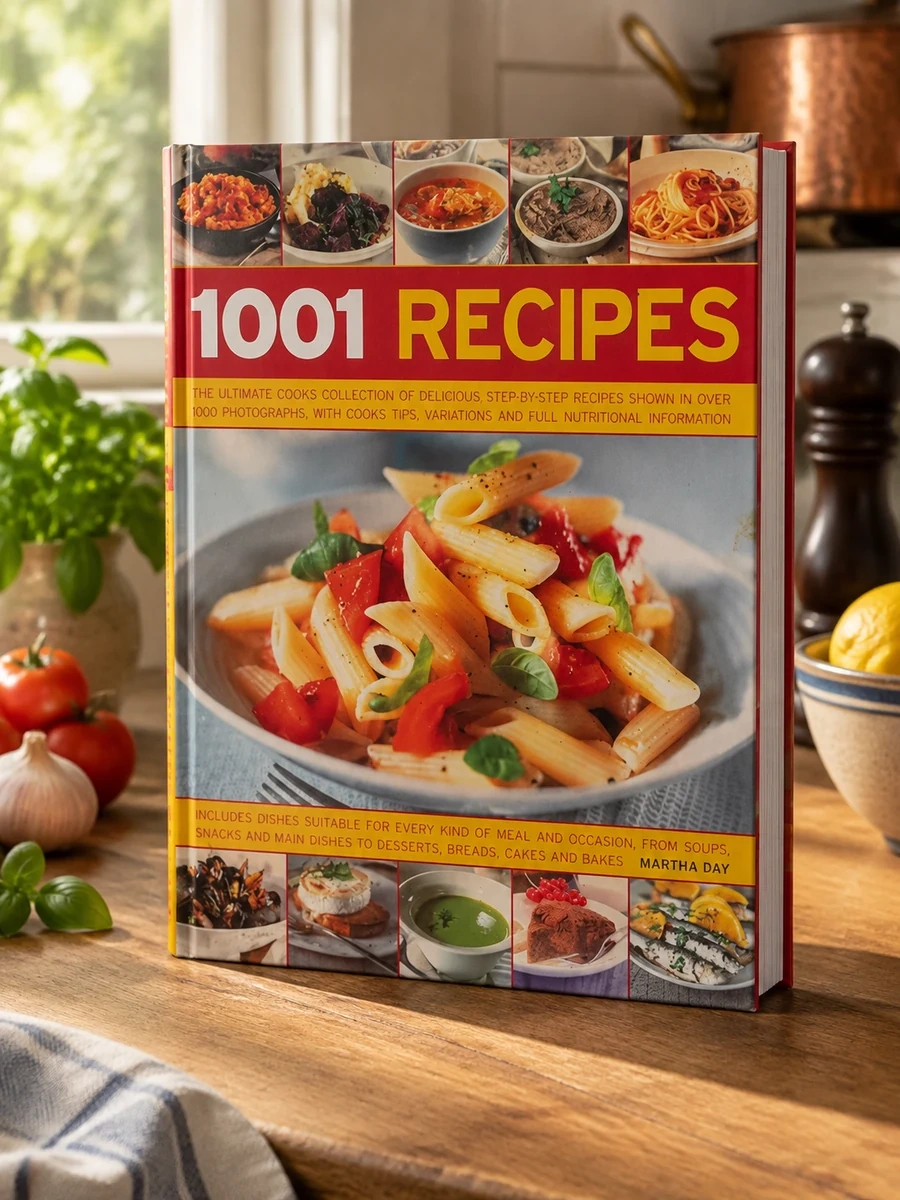 1001 Recipes: The Ultimate Cook's Collection of Delicious Step-By-Step Recipes Shown in Over 1000 Photographs, with Cook's Tips, Variations and Full N