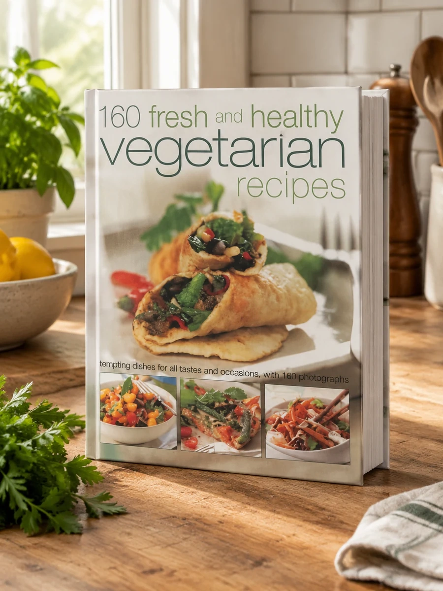 160 Fresh and Healthy Vegetarian Recipes: Tempting Dishes for All Tastes and Occasions, with 190 Photographs