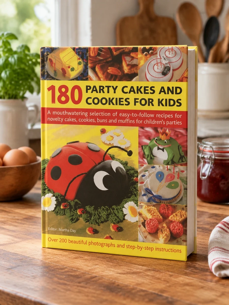 180 Party Cakes and Cookies for Kids: A Mouthwatering Selection of Easy-To-Follow Recipes for Novelty Cakes, Cookies, Buns and Muffins for Children's