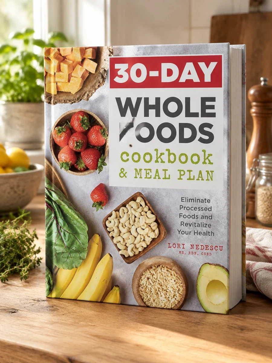 30-Day Whole Foods Cookbook and Meal Plan: Eliminate Processed Foods and Revitalize Your Health