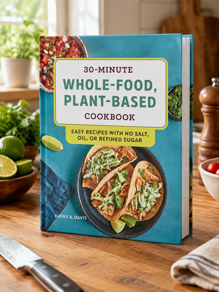 30-Minute Whole-Food, Plant-Based Cookbook: Easy Recipes with No Salt, Oil, or Refined Sugar
