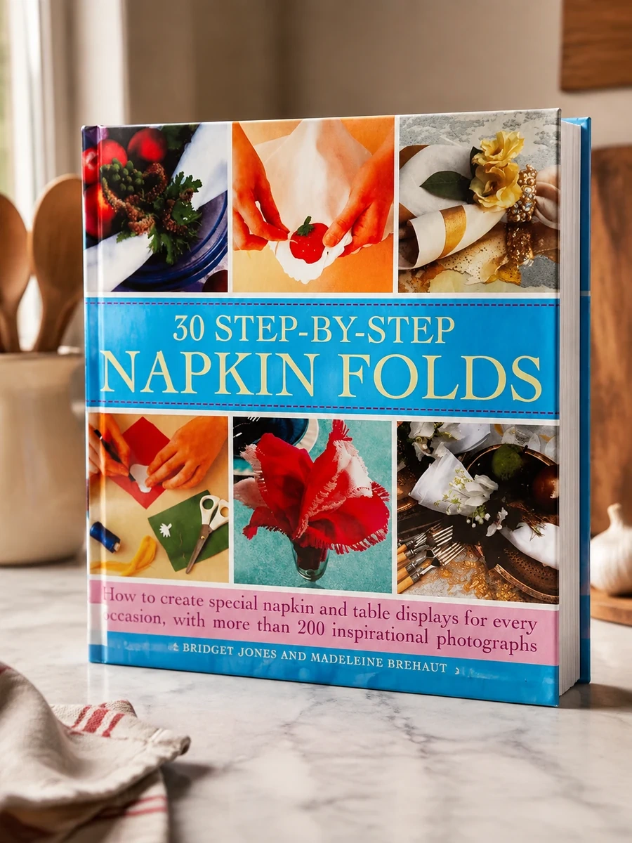 30 Step-By-Step Napkin Folds: How to Create Special Napkin and Table Displays for Every Occasion, with More Than 200 Inspirational Photographs
