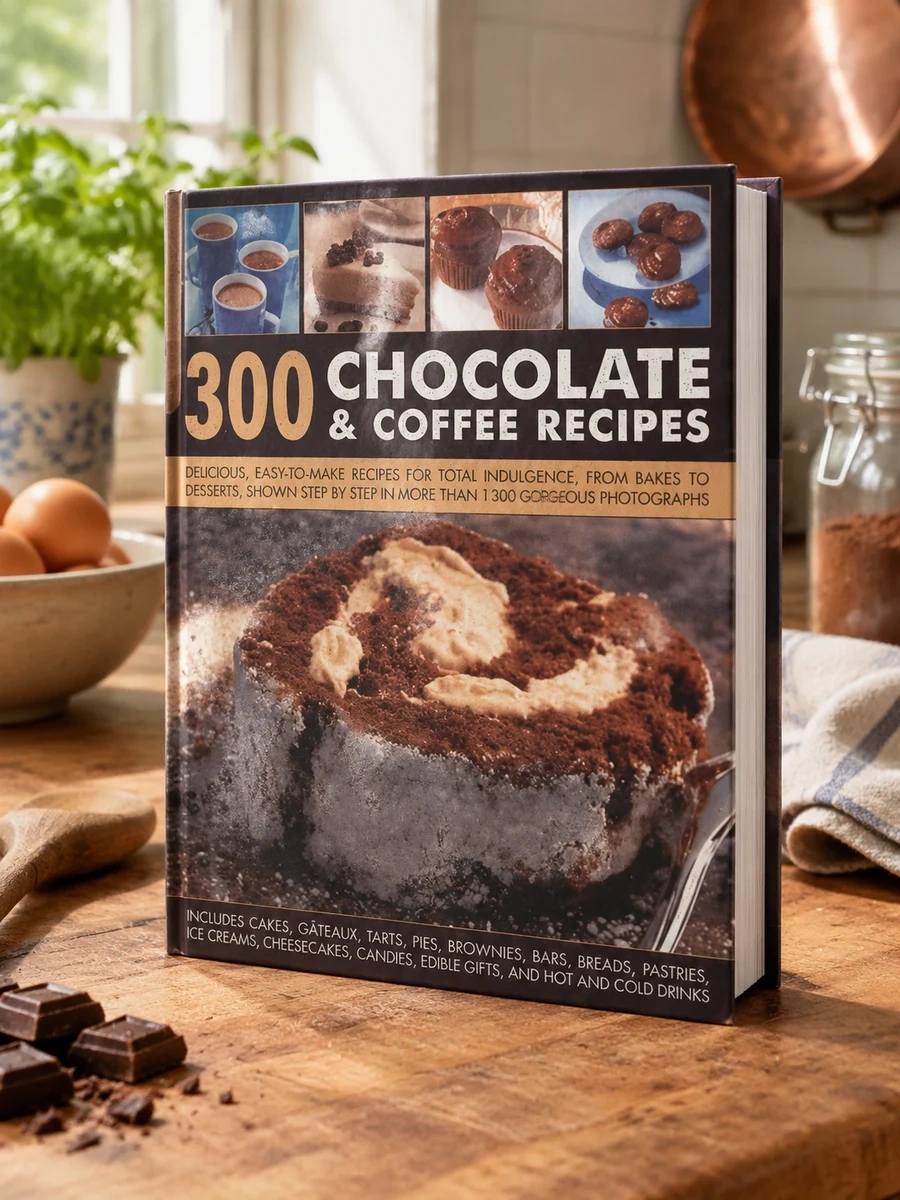 300 Chocolate & Coffee Recipes: Delicious, Easy-To-Make Recipes for Total Indulgence