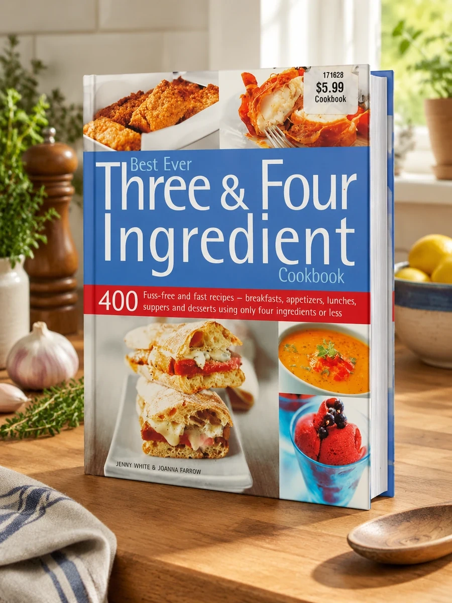 400 Three & Four Ingredient Recipes: Fuss-Free, Fast and Frugal - Fabulous Breakfasts, Appetizers, Lunches, Main Meals and Desserts Using Only Four In