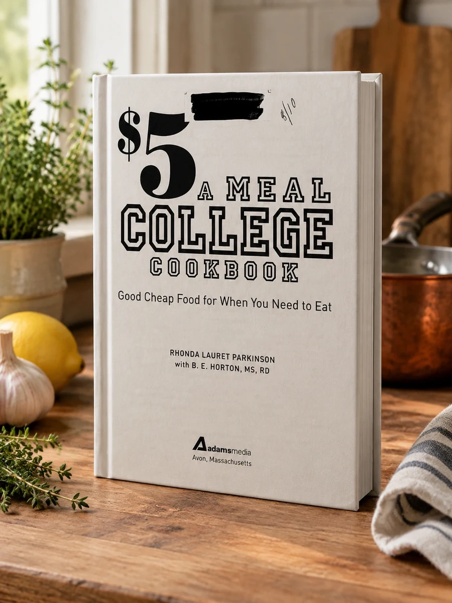 $5 a Meal College Cookbook: Good Cheap Food for When You Need to Eat
