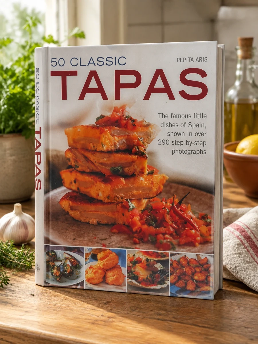 50 Classic Tapas: The Famous Little Dishes of Spain, Shown in Over 290 Step-By-Step Photographs