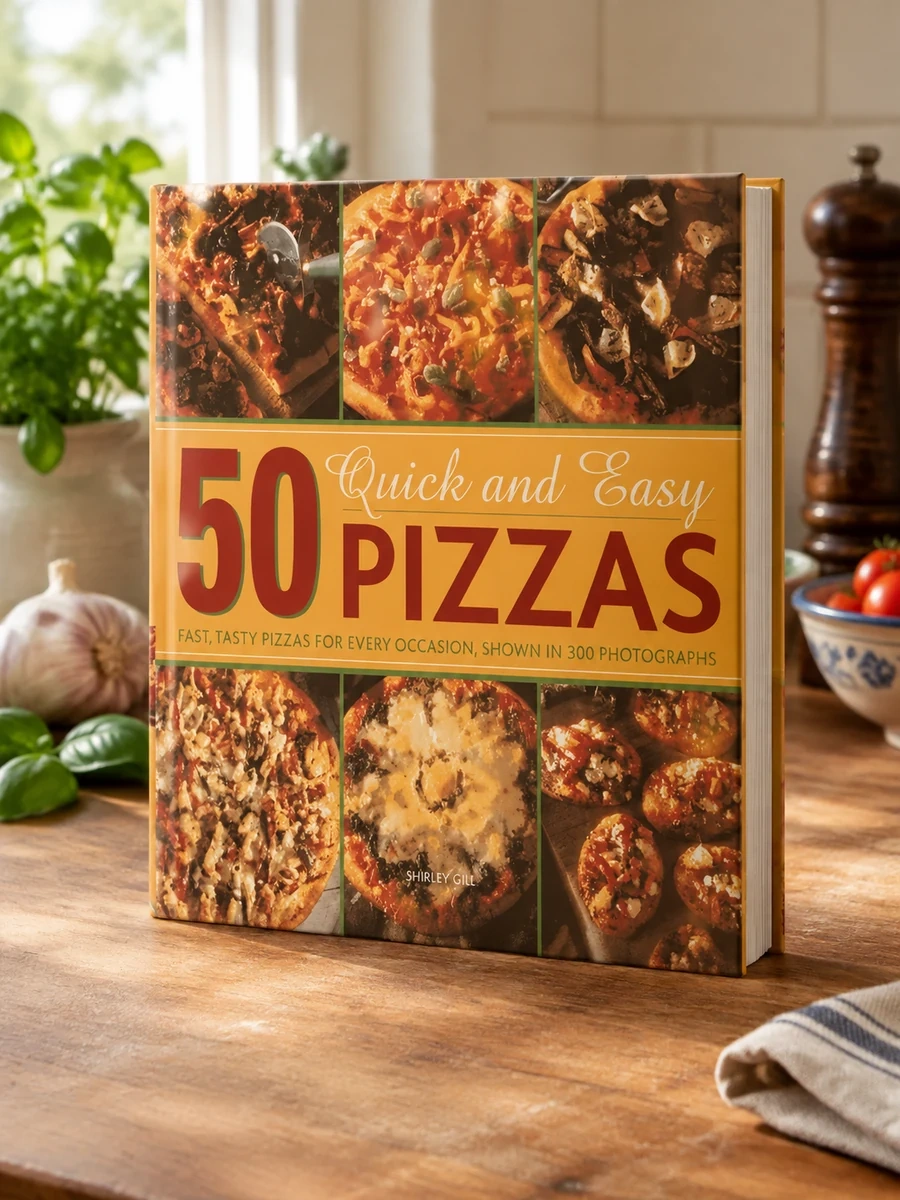 50 Quick and Easy Pizzas: Fast, Tasty Pizzas for Every Occasion, Shown in 300 Photographs