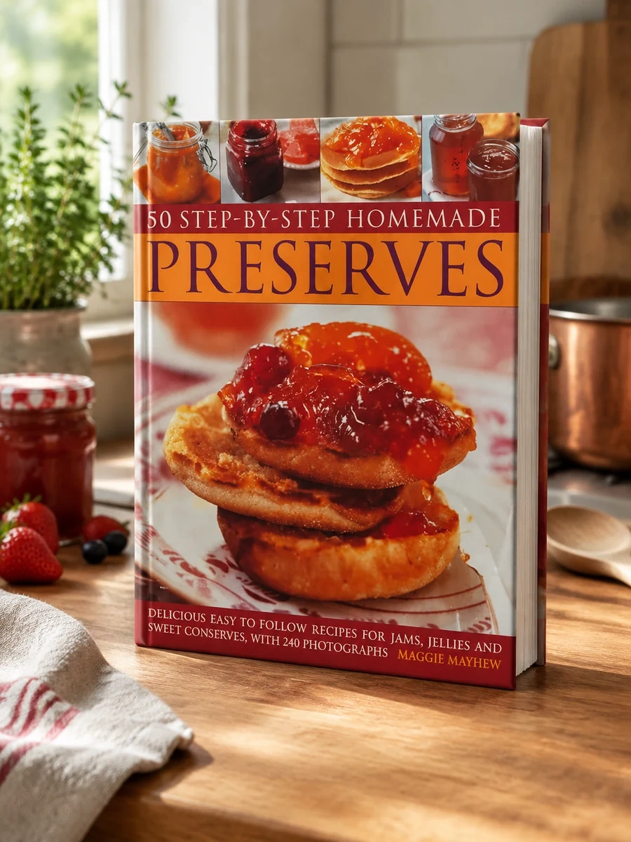 50 Step by Step Homemade Preserves: Delicious, Easy-To-Follow Recipes for Jams, Jellies and Sweet Conserves, with 240 Photographs