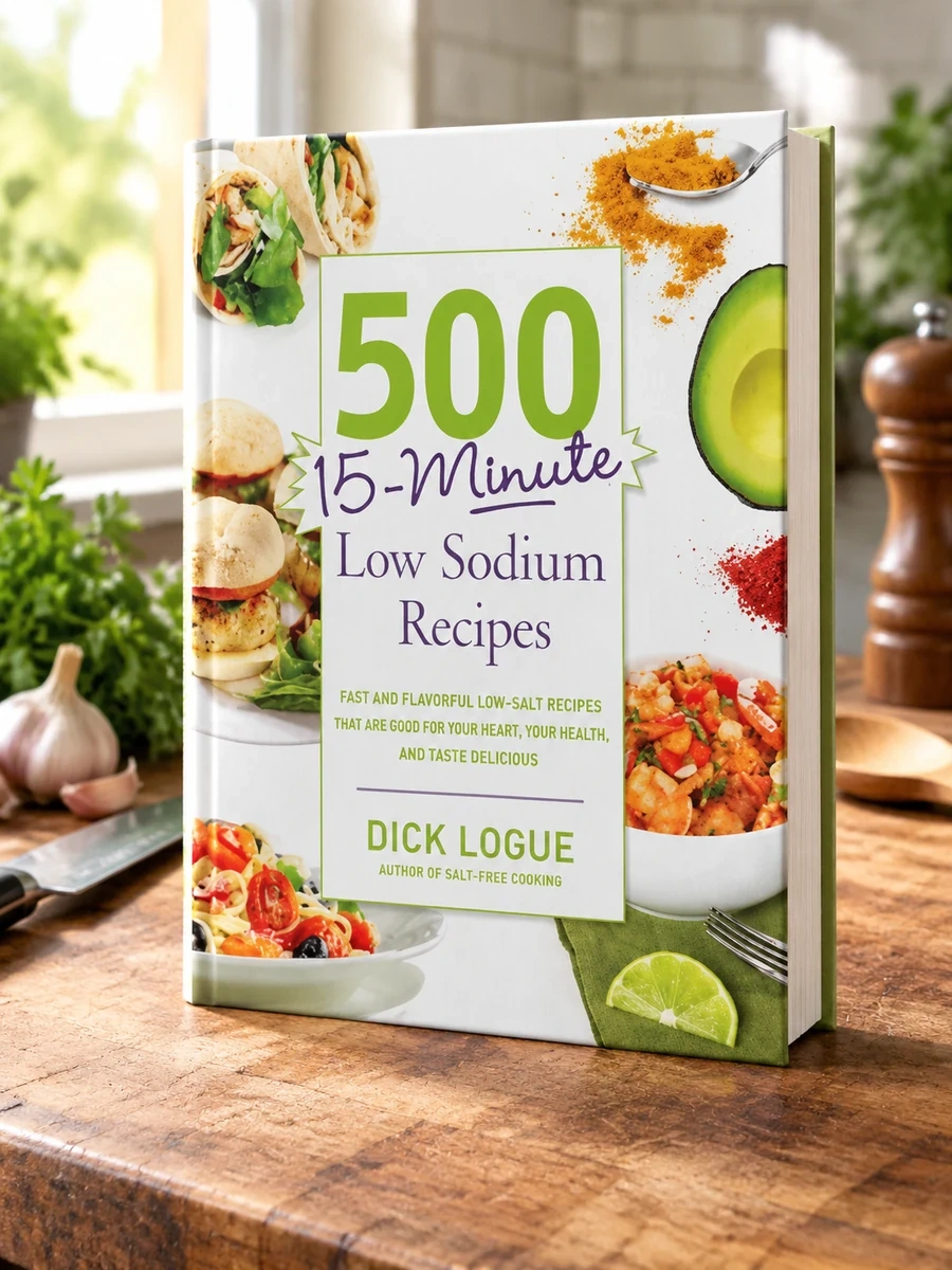 500 15-Minute Low Sodium Recipes: Fast and Flavorful Low-Salt Recipes That Save You Time, Keep You on Track, and Taste Delicious