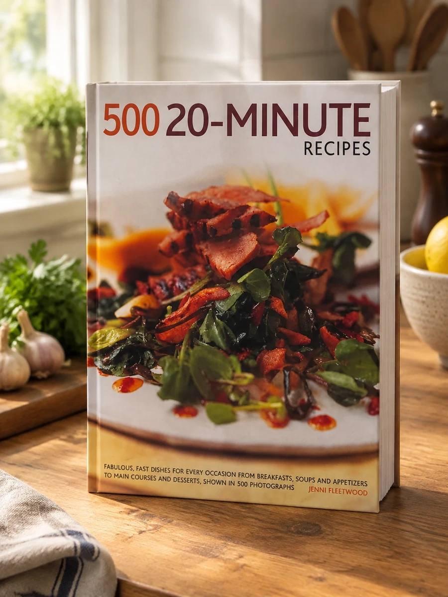 500 20-Minute Recipes: Fabulous, Fast Dishes for Every Occasion from Breakfasts, Soups and Appetizers to Main Courses and Desserts, Shown in 500 Photo