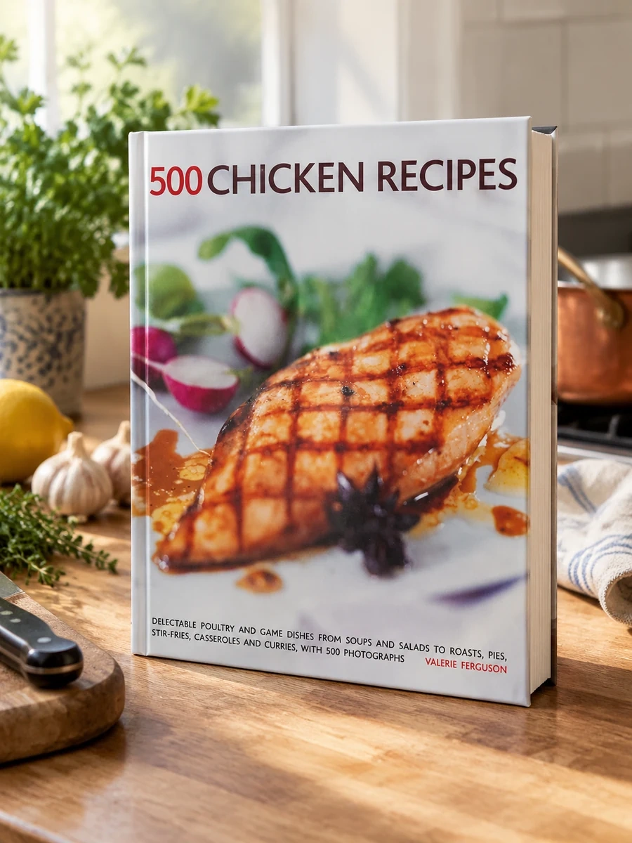 500 Chicken Recipes: Delectable Poultry and Game Dishes from Soups and Salads to Roast Pies, Stir-Fries, Casseroles and Curries, with 500 Photographs