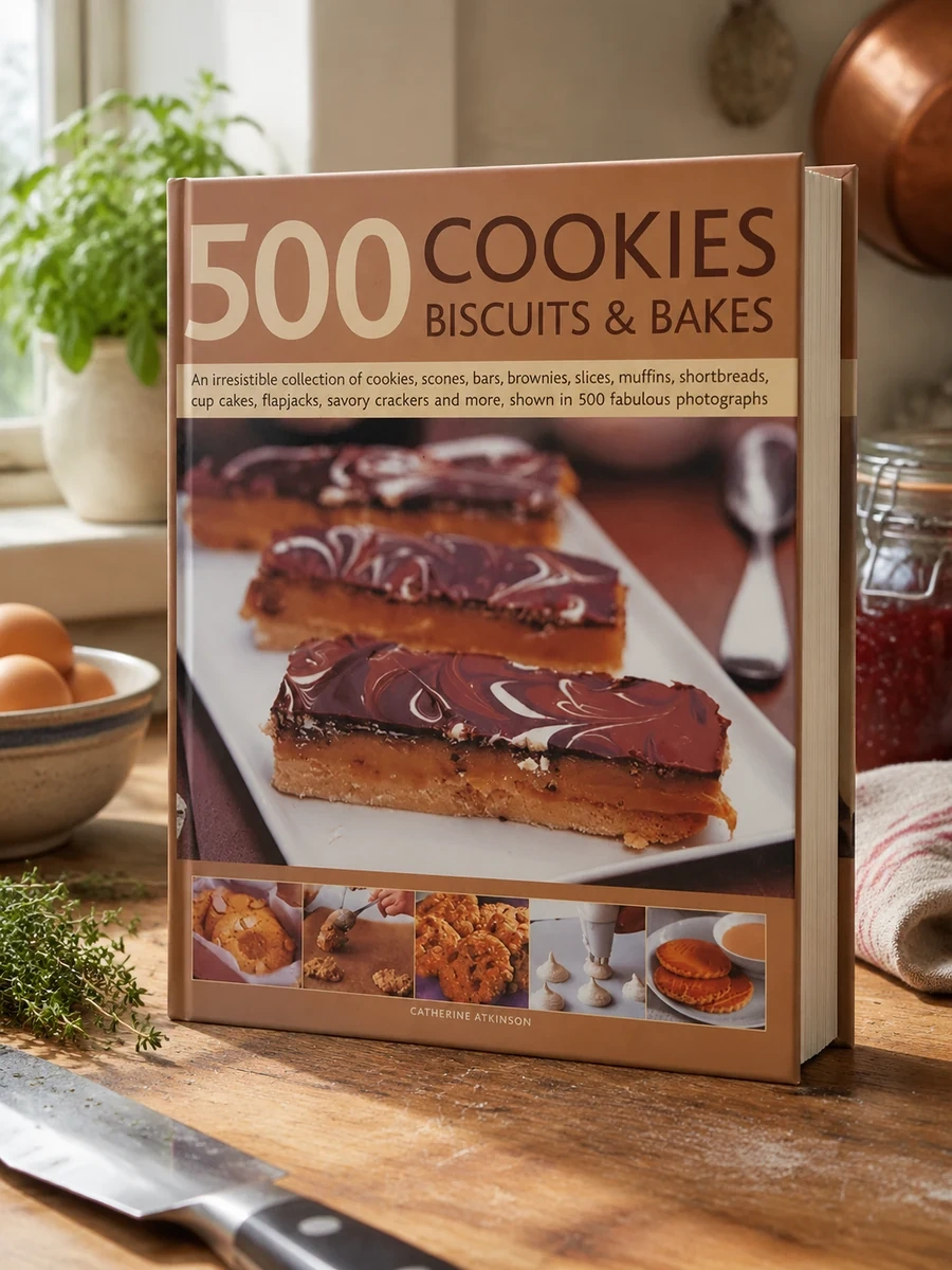 500 Cookies, Biscuits & Bakes: An Irresistible Collection of Cookies, Scones, Bars, Brownies, Slices, Muffins, Shortbread, Cup Cakes, Flapjacks, Savou