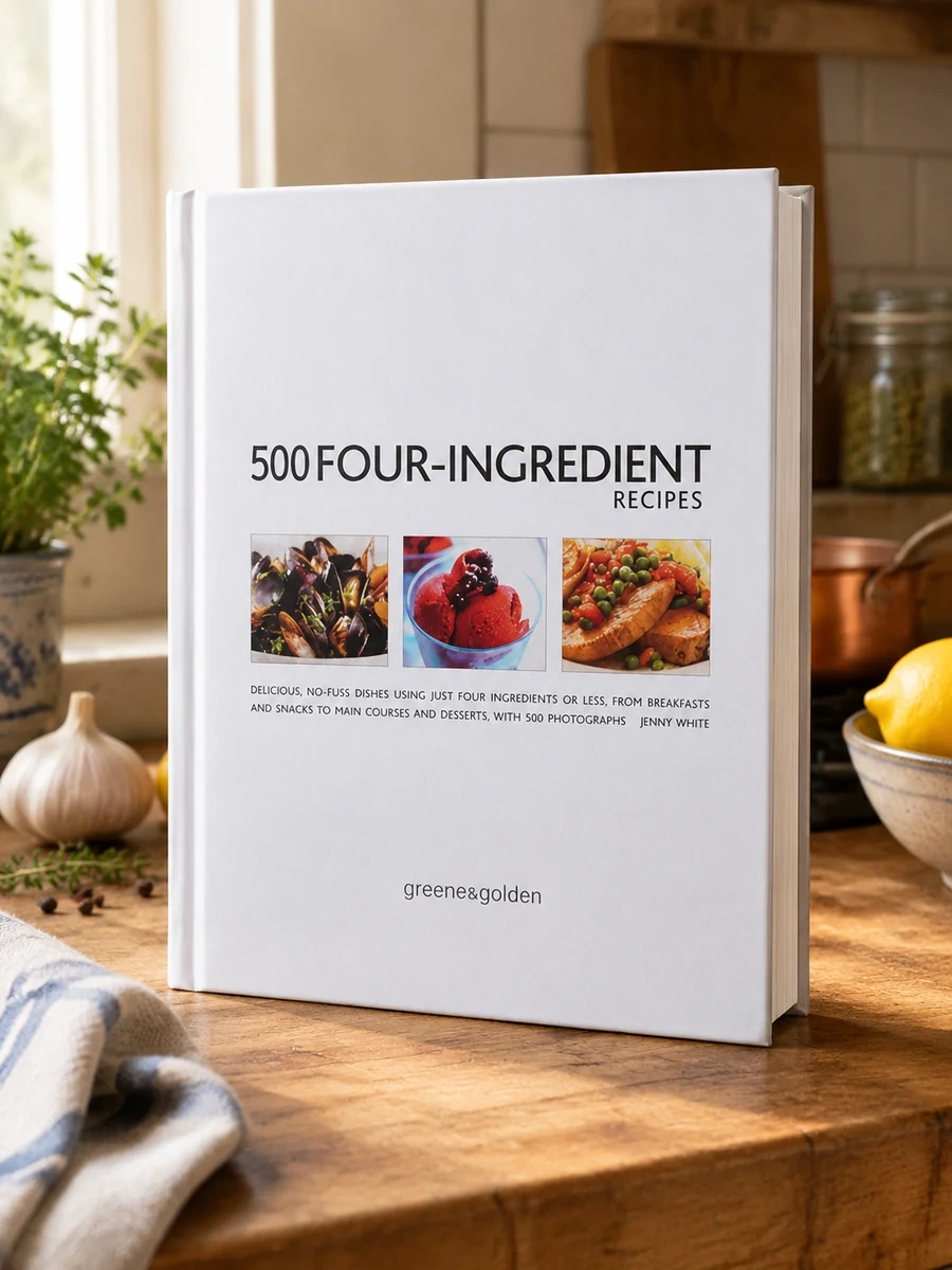 500 Four-Ingredient Recipes: Delicious, No-Fuss Dishes Using Just Four Ingredients or Less, from Breakfasts and Snacks to Main Courses and Desserts, w