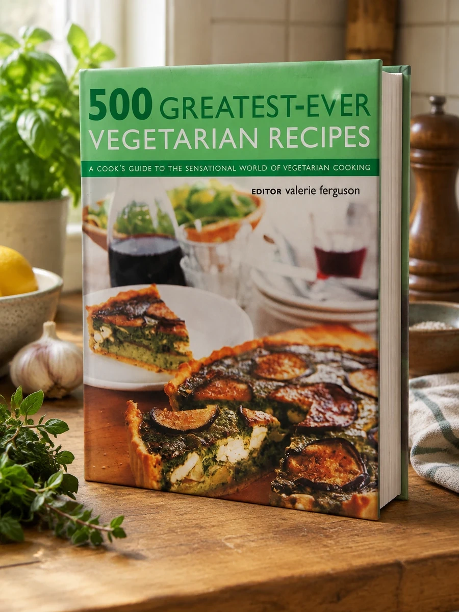 500 Greatest-Ever Vegetarian Recipes: A Cook's Guide to the Sensational World of Vegetarian Cooking