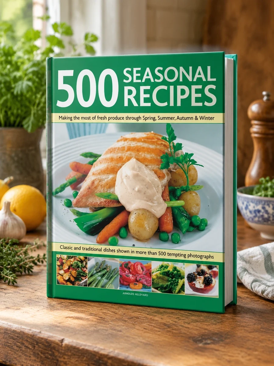 500 Seasonal Recipes: Making the Most of Fresh Produce Through Spring, Summer, Autumn and Winter: Classic and Traditional Dishes Shown in More Than 48