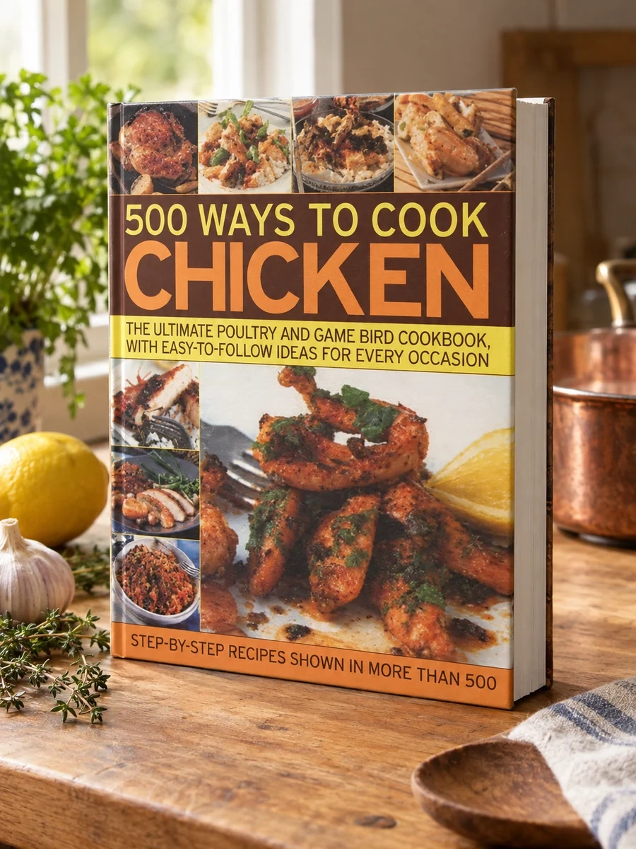 500 Ways to Cook Chicken: The Ultimate Poultry and Game Bird Cookbook, with Easy-To-Follow Ideas for Every Occasion
