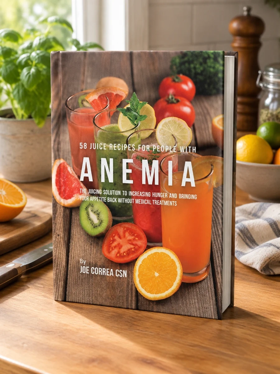 58 Juice Recipes for People with Anemia: The Juicing Solution to Increasing Hunger and Bringing Your Appetite Back without Medical Treatments