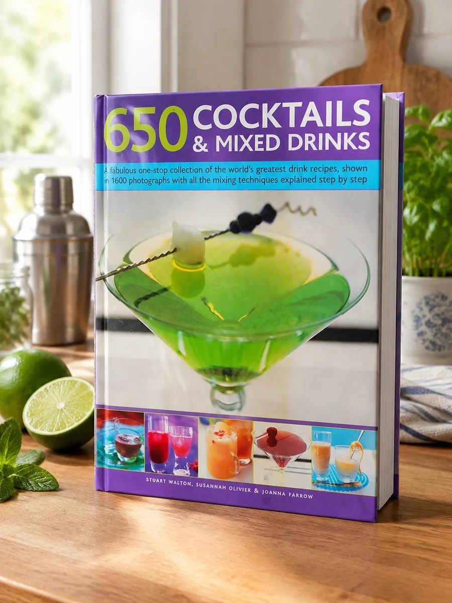650 Cocktails & Mixed Drinks: A Fabulous One-Stop Collection of the World's Greatest Drink Recipes, Shown in 1600 Photographs with All the Mixing Tech