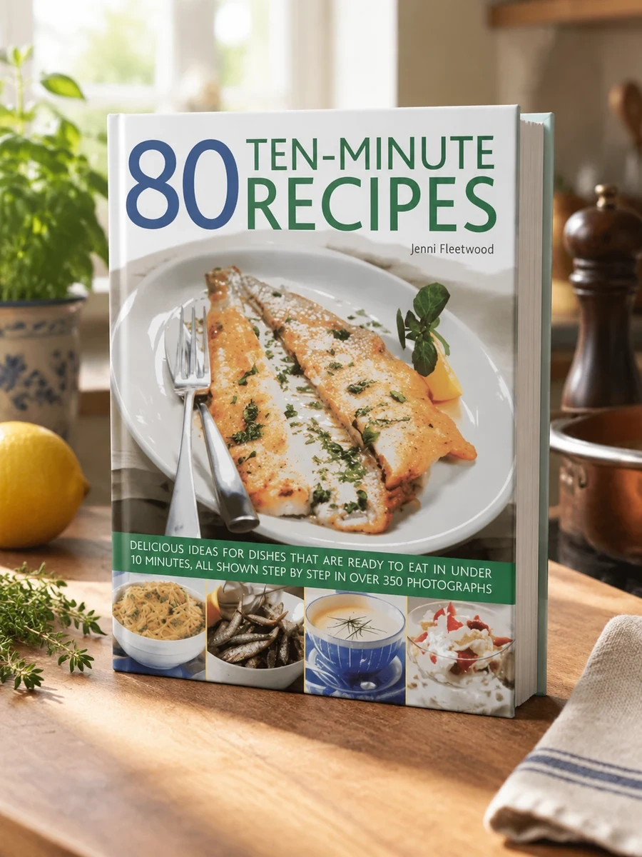 80 Ten-Minute Recipes: Delicious Ideas for Dishes That Can Be Ready to Eat in Under 10 Minutes, All Shown Step by Step in Over 330 Photographs