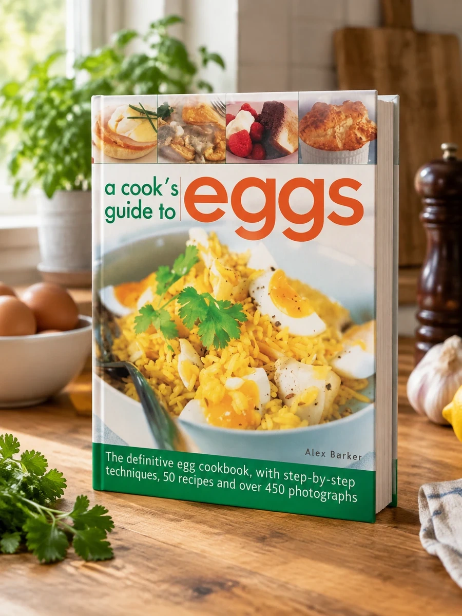 A Cook's Guide to Eggs: The Definitive Egg Cookbook, with Step-By-Step Techniques, 50 Recipes and Over 450 Photographs