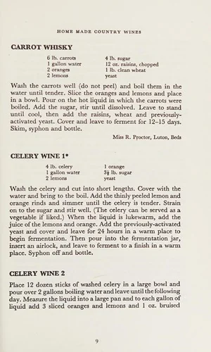 A Selection of Recipes for Making Home-Made Fruit and Flower Wines by Wise, Dorothy