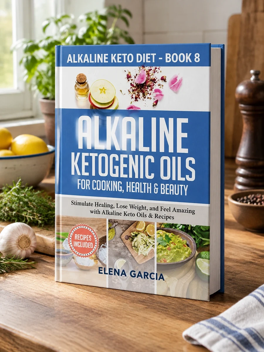 Cover of Alkaline Ketogenic Oils For Cooking, Health & Beauty: Stimulate Healing, Lose Weight and Feel Amazing with Alkaline Keto Oils & Recipes