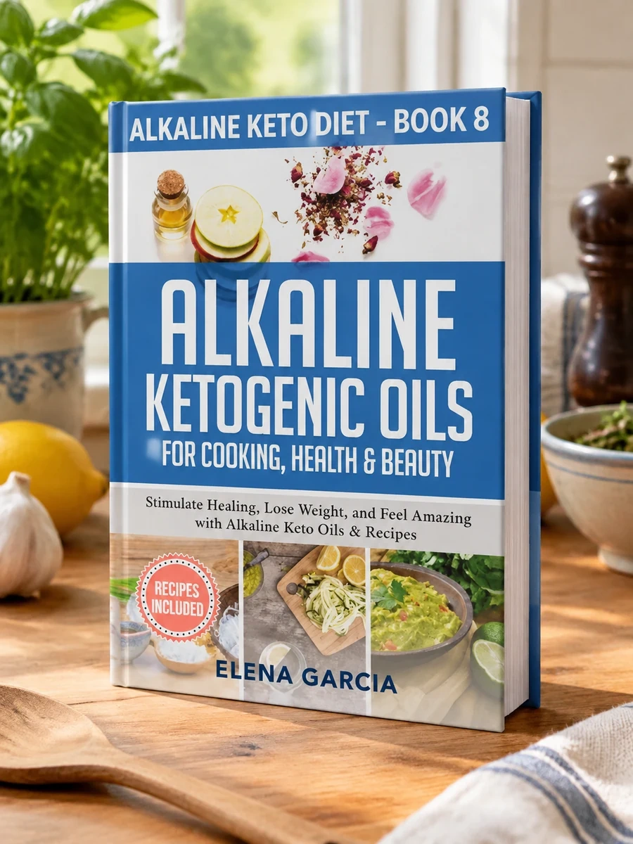 Cover of Alkaline Ketogenic Oils For Cooking, Health & Beauty: Stimulate Healing, Lose Weight and Feel Amazing with Alkaline Keto Oils & Recipes
