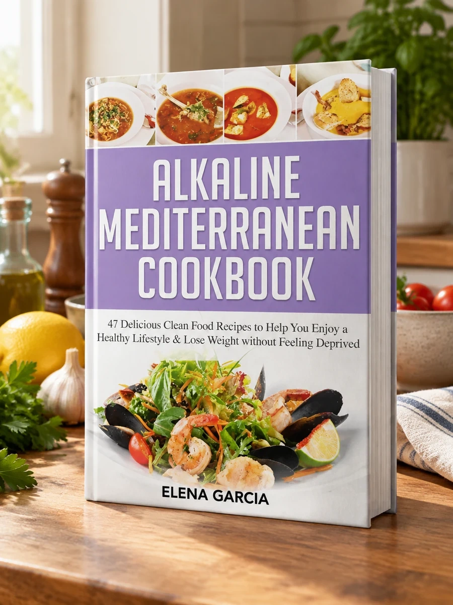 Alkaline Mediterranean Cookbook: 47 Delicious Clean Food Recipes to Help You Enjoy a Healthy Lifestyle and Lose Weight without Feeling Deprived