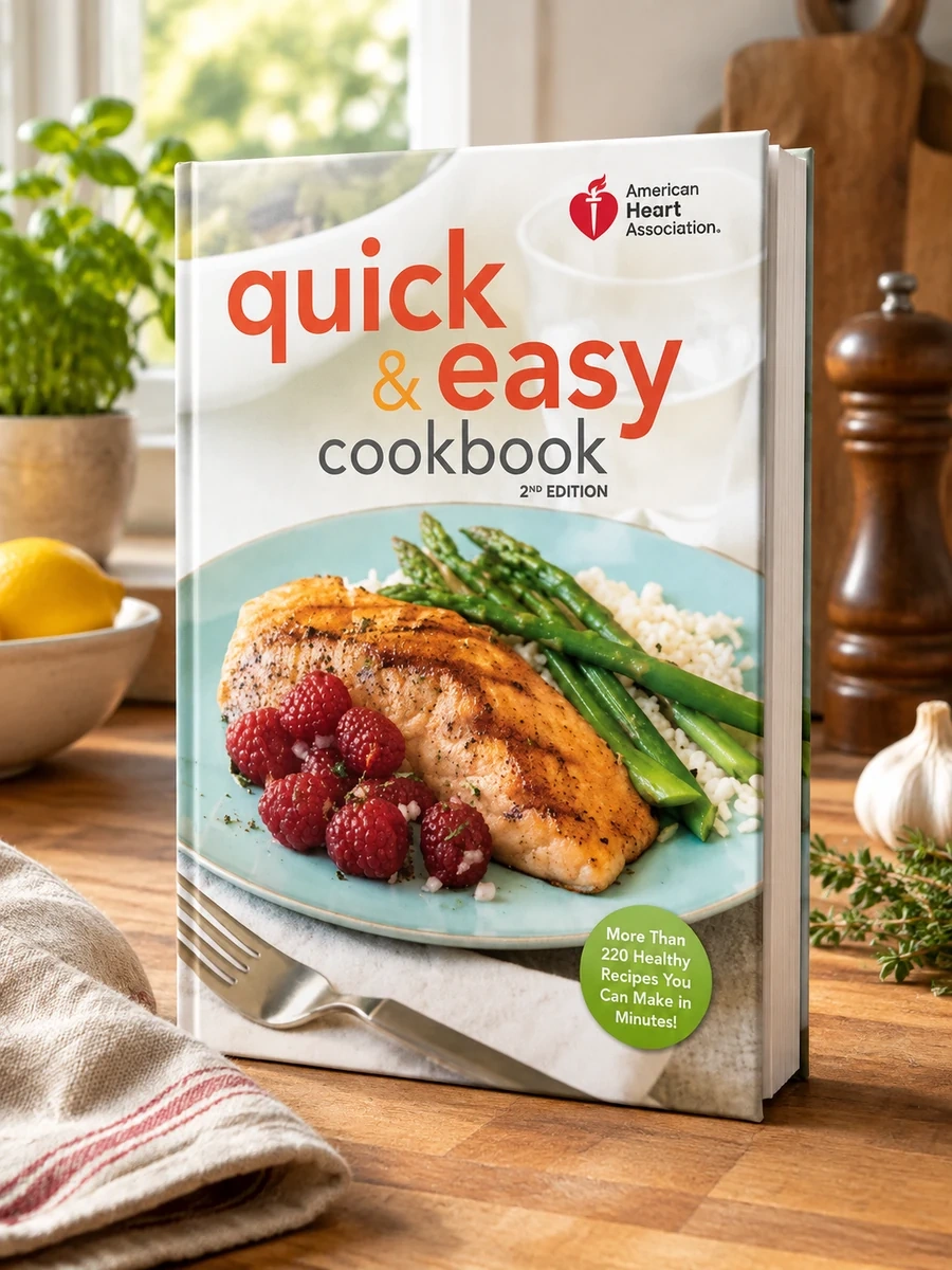 American Heart Association Quick & Easy Cookbook, 2nd Edition: More Than 200 Healthy Recipes You Can Make in Minutes (Revised)