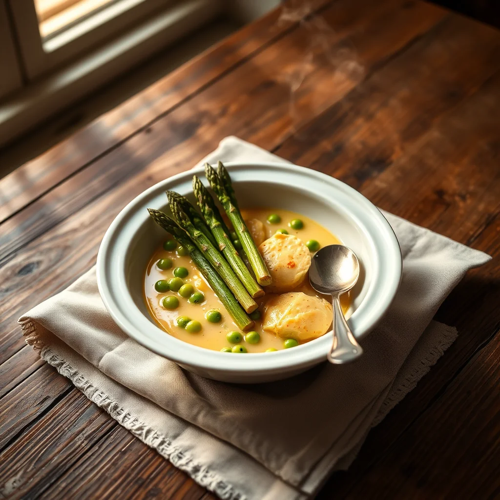 Asparagus Pudding — Puddings & Desserts