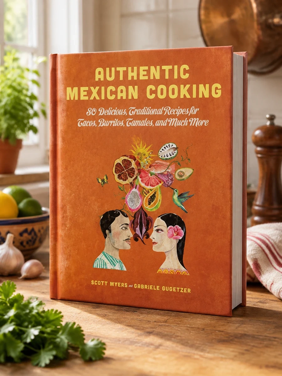 Authentic Mexican Cooking: 80 Delicious, Traditional Recipes for Tacos, Burritos, Tamales, and Much More