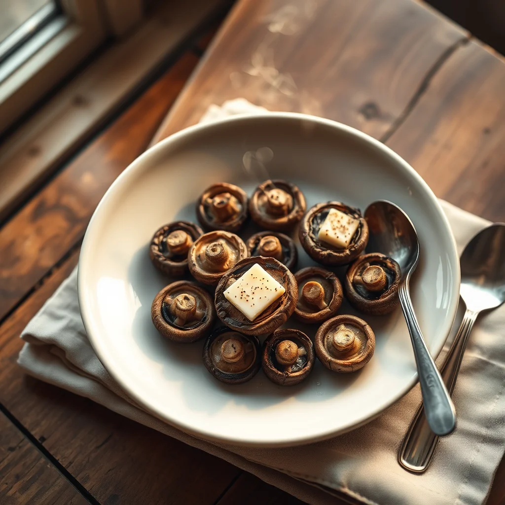 Baked Mushrooms — Misc & Invalid Cookery