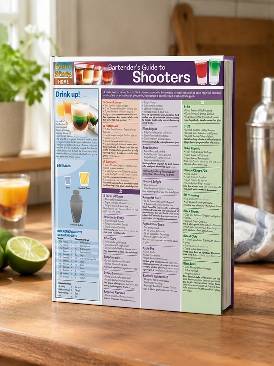 Bartender's Guide to Shooters: Quickstudy Laminated Reference Guide