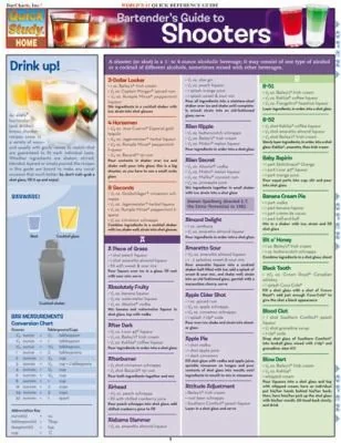 Bartender's Guide to Shooters: Quickstudy Laminated Reference Guide