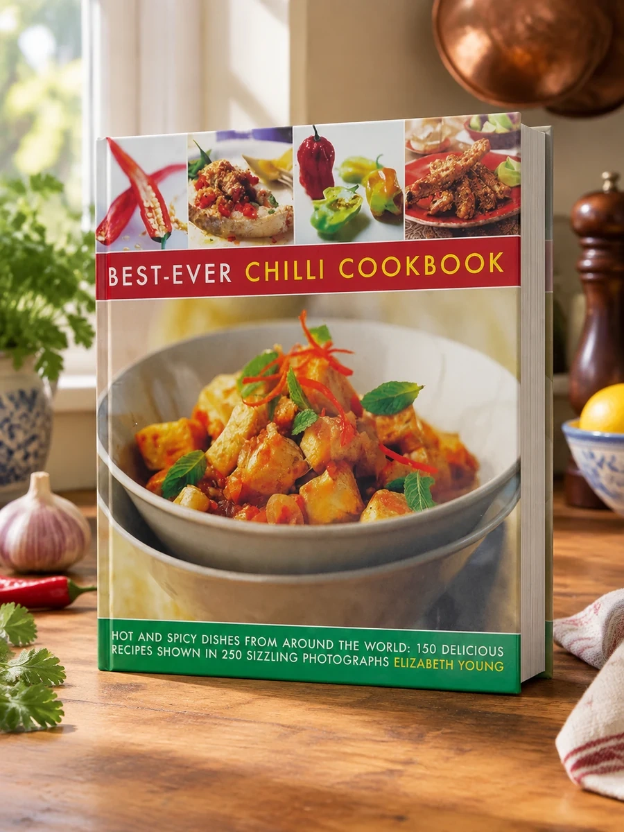 Best-Ever Chilli Cookbook: Hot and Spicy Dishes from Around the World: 150 Delicious Recipes Shown in 250 Sizzling Photographs