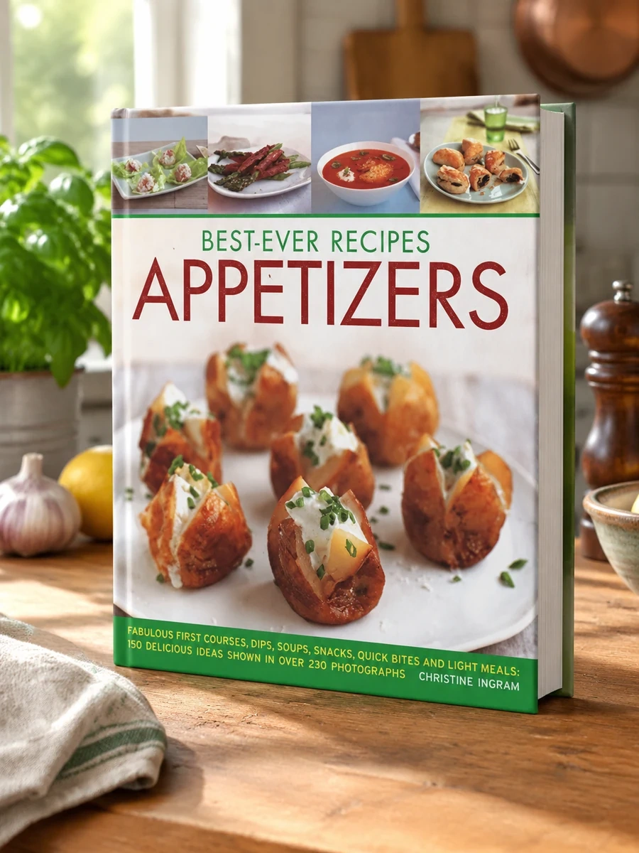 Best-Ever Recipes Appetizers: Fabulous First Courses, Dips, Snacks, Quick Bites and Light Meals: 150 Delicious Recipes Shown in 250 Stunning Photograp