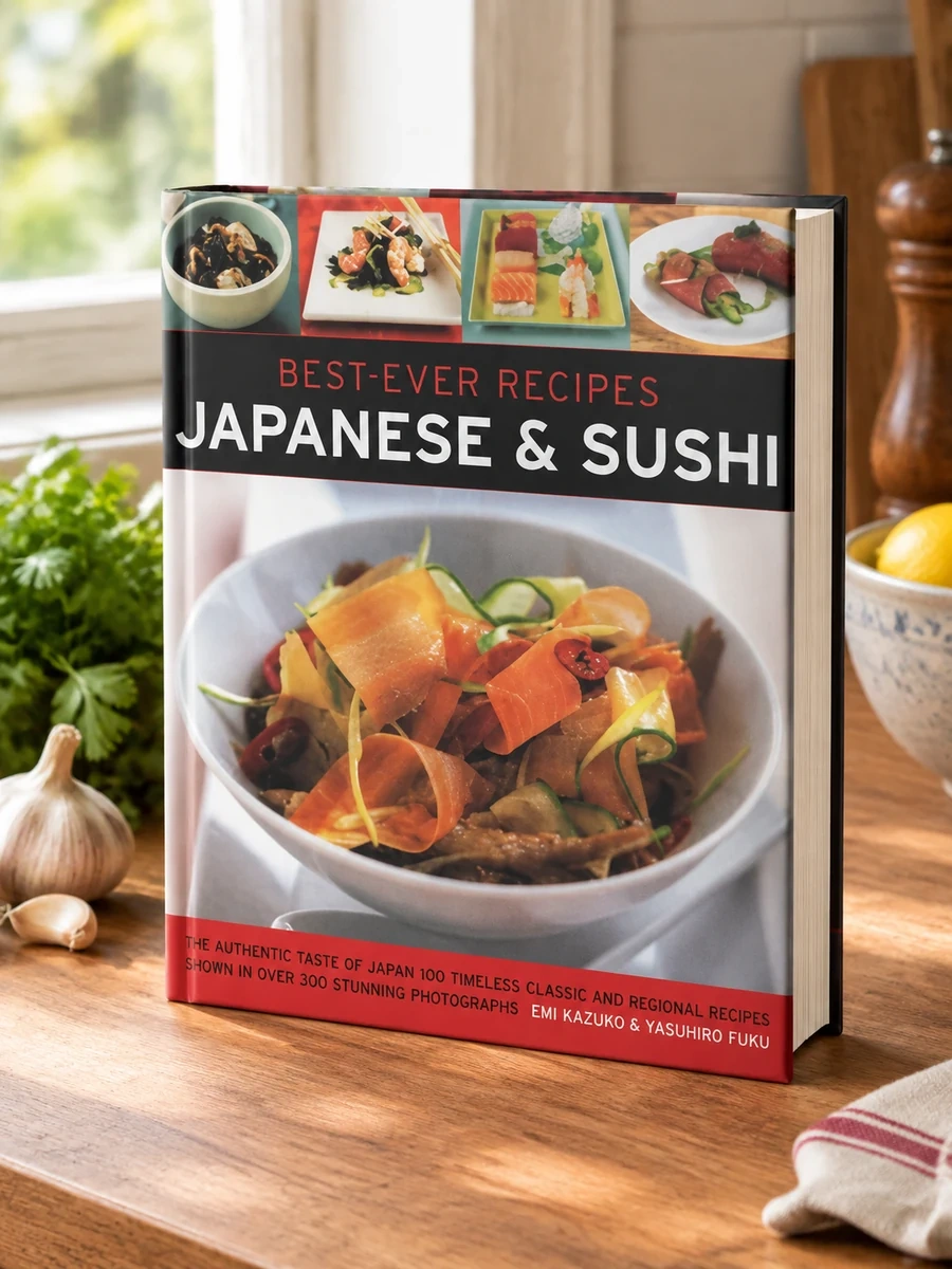 Best-Ever Recipes: Japanese & Sushi: The Authentic Taste of Japan: 100 Timeless Classic and Regional Recipes Shown in Over 300 Stunning Photographs