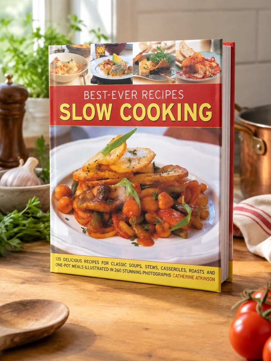 Best-Ever Recipes Slow Cooking: 135 Delicious Recipes for Classic Soups, Stews, Casseroles, Roasts and One-Pot Meals Illustrated in 260 Stunning Photo