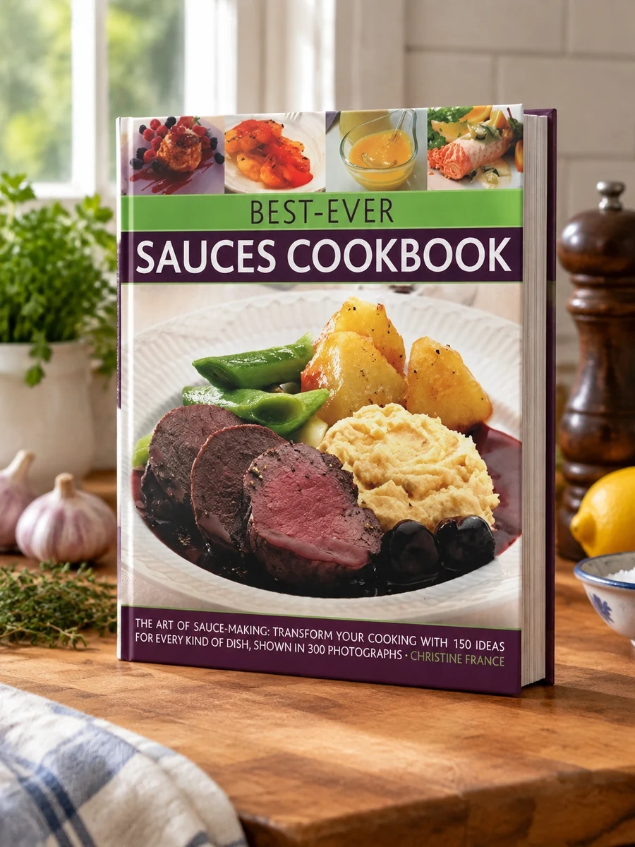 Best-Ever Sauces Cookbook: The Art of Sauce Making: Transform Your Cooking with 150 Ideas for Every Kind of Dish, Shown in 300 Photographs