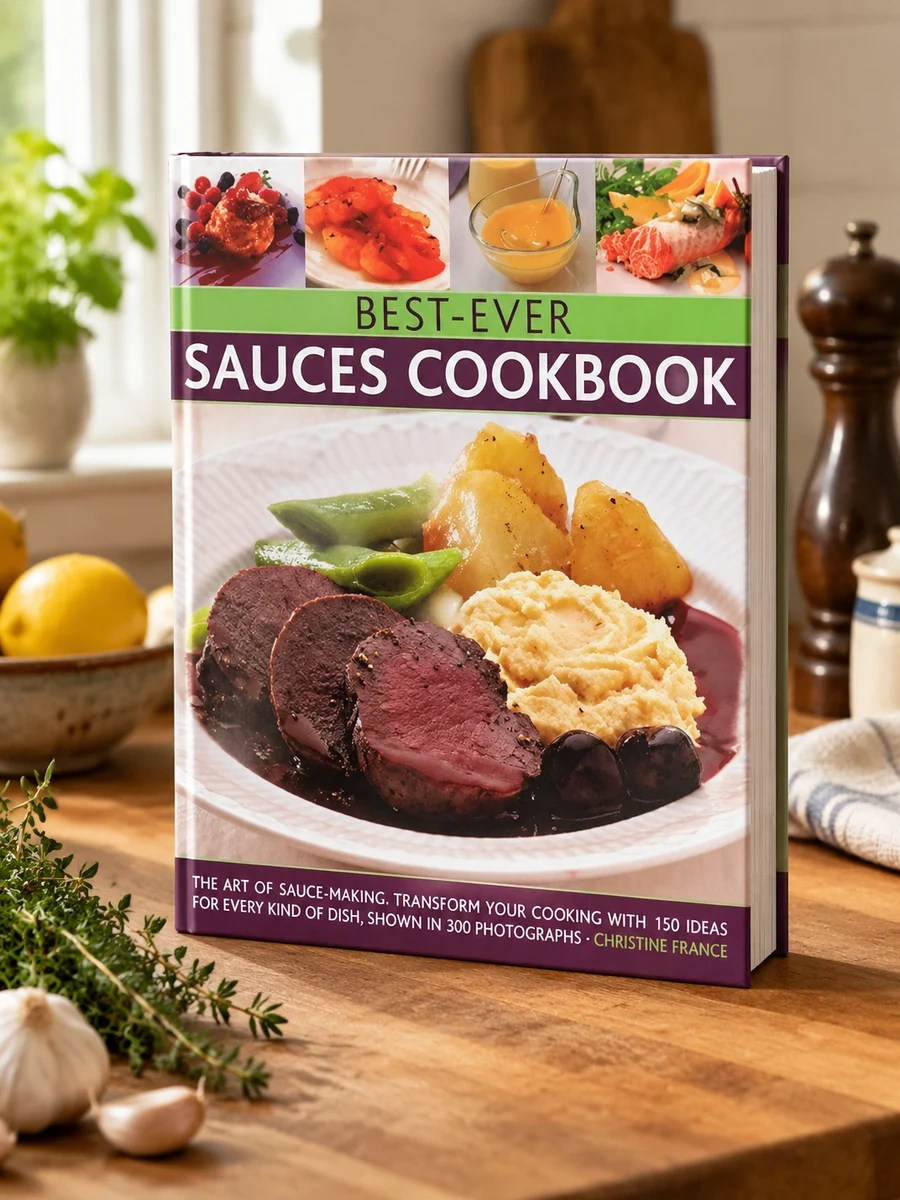 Best-Ever Sauces Cookbook: The Art of Sauce Making: Transform Your Cooking with 150 Ideas for Every Kind of Dish, Shown in 300 Photographs