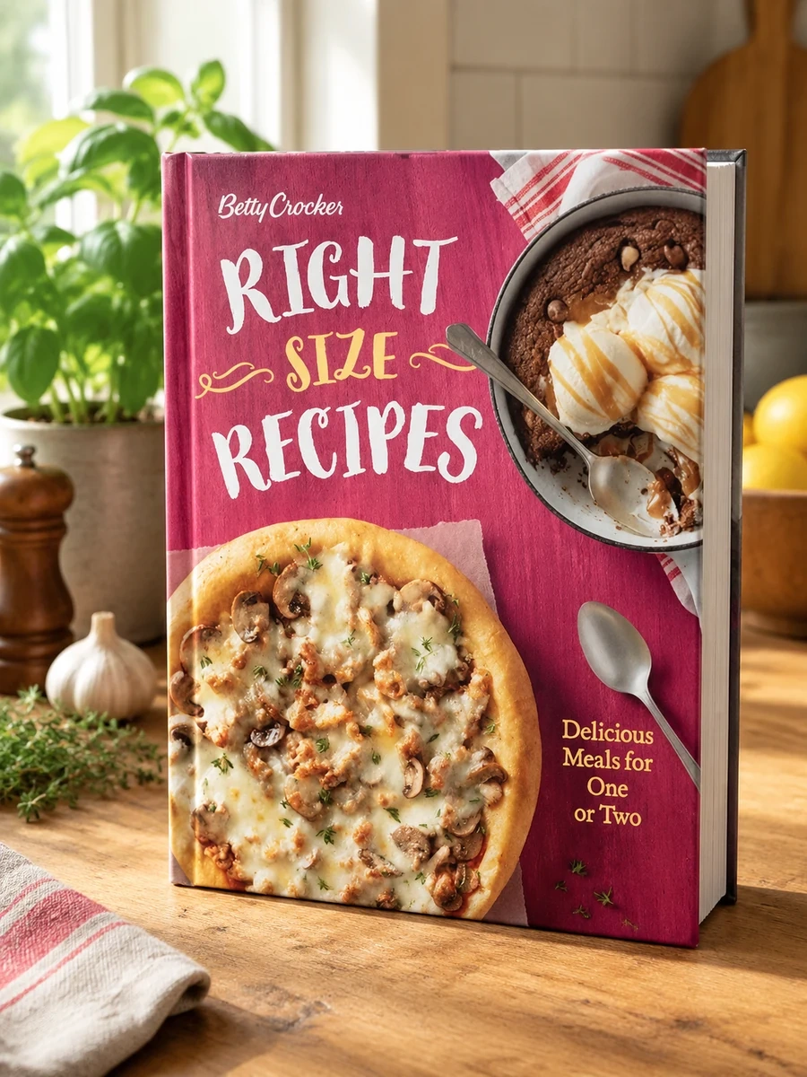 Betty Crocker Right-Size Recipes: Delicious Meals for One or Two