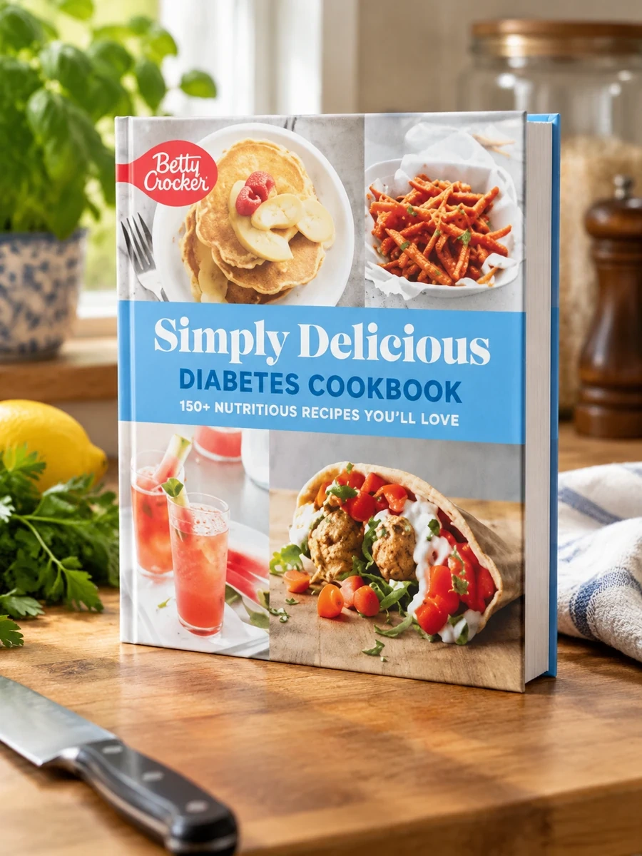 Cover of Betty Crocker Simply Delicious Diabetes Cookbook: 160+ Nutritious Recipes for Foods You Love