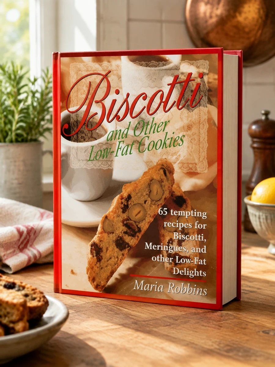 Biscotti & Other Low Fat Cookies: 65 Tempting Recipes for Biscotti, Meringues, and Other Low-Fat Delights