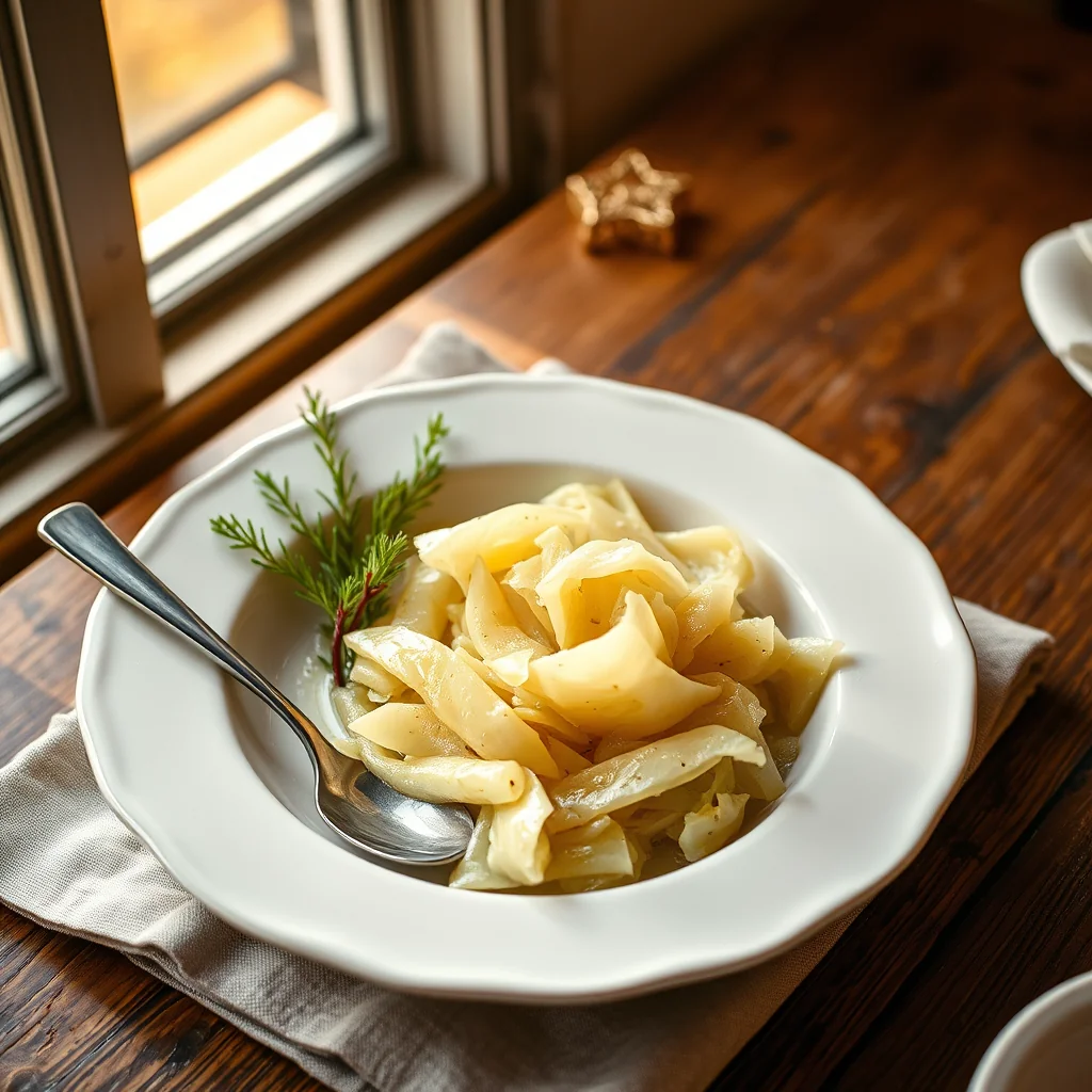 Boiled Cabbage — Vegetables & Sides