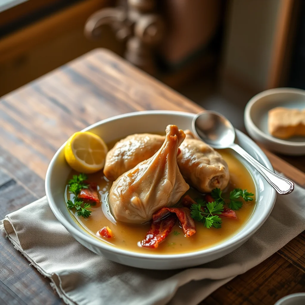 Boiled Calf'S Feet And Parsley And Butter — Eggs & Dairy