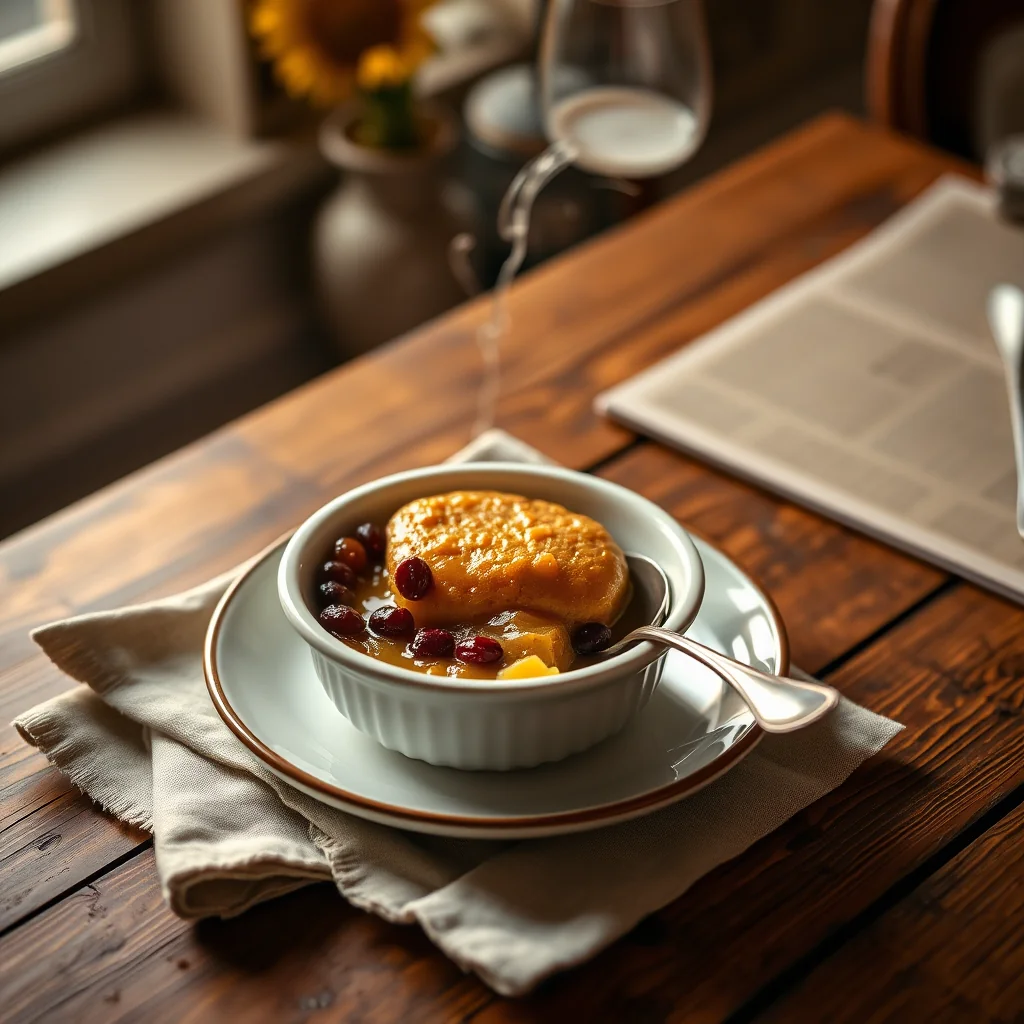 Boiled Currant Pudding — Puddings & Desserts